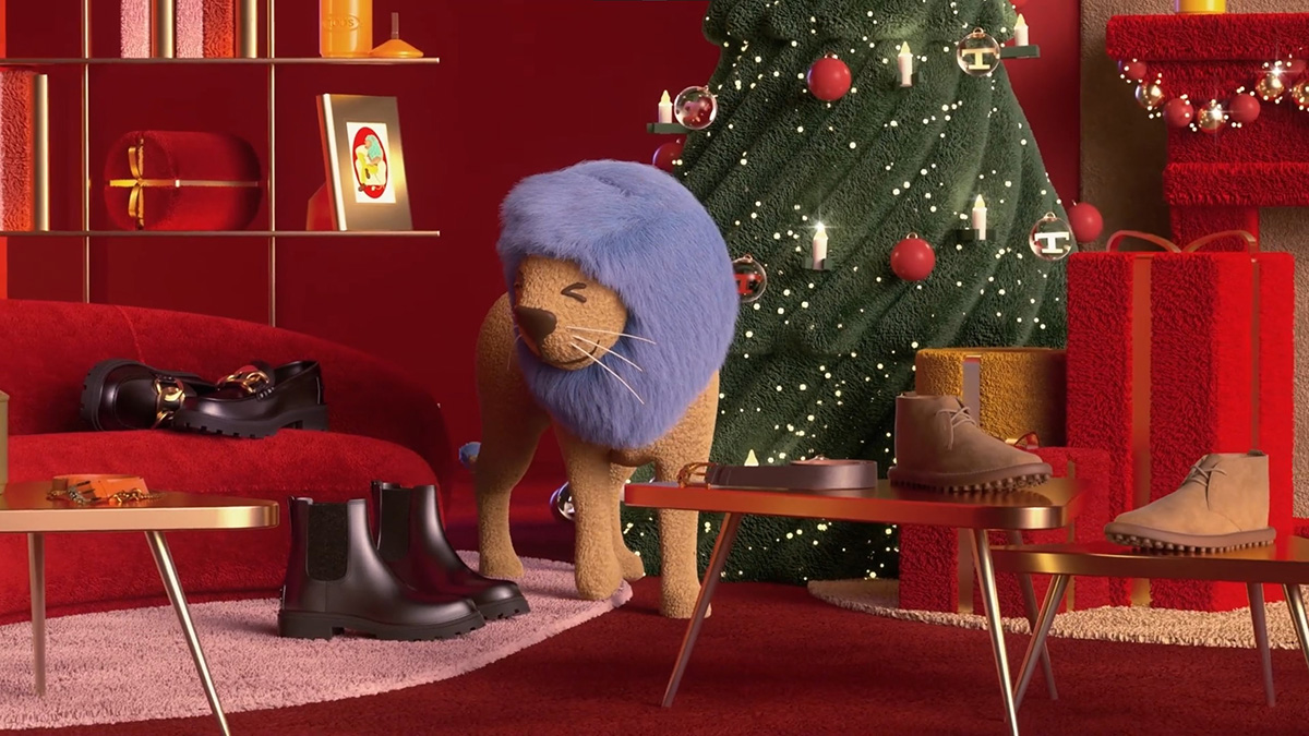 Panoramic scene from the Tod’s Roaring Holidays campaign